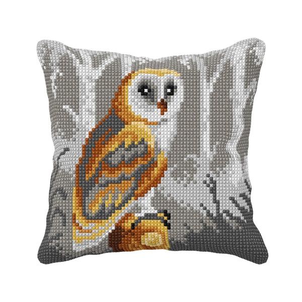 Cushion cross stitch kit  "Owl" 99015-0