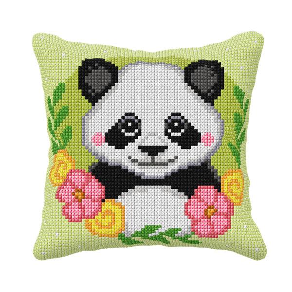 Cushion cross stitch kit  "Panda" 99056-0